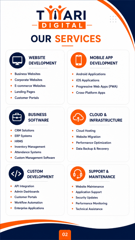 TYYARI Digital Brochure Page 2 - Our Services
